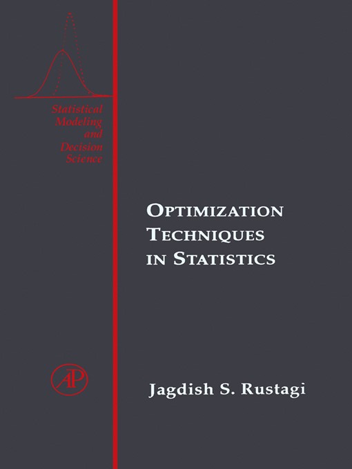 Upplýsingar um Optimization Techniques in Statistics eftir Jagdish S. Rustagi - Biðlisti